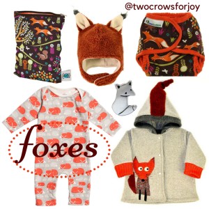 Fox themed baby items